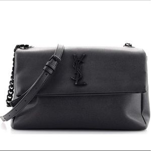 YSL Hollywood bag. All black. Gently used
